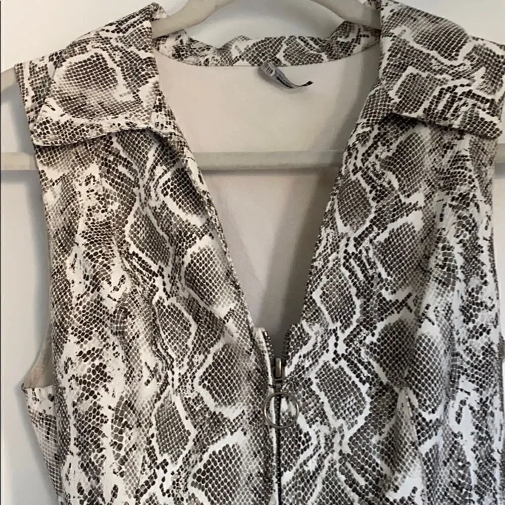 UO VIPER SNAKE PRINT ROMPER